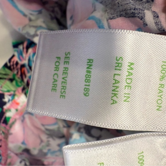 Lilly Pulitzer Katia 5” Short High Tide Navy Tall Order Engineered Sz XS - Picture 5 of 11